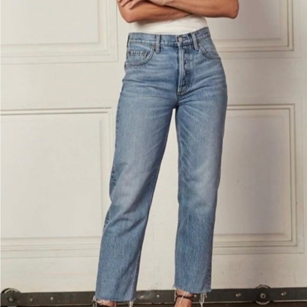 Boyish blue jeans